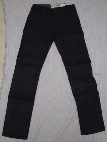 DENHAM 다크 데님 스트레이트 데님