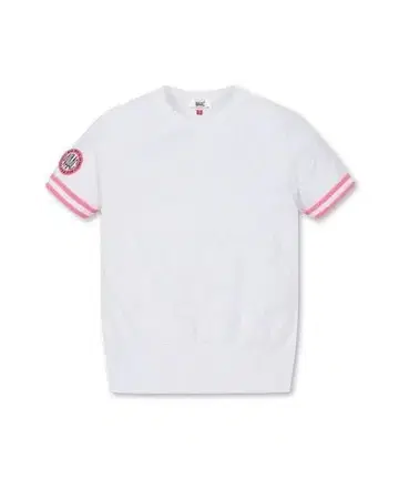 WAAC 슬로건 로고 니트 티셔츠 072322755