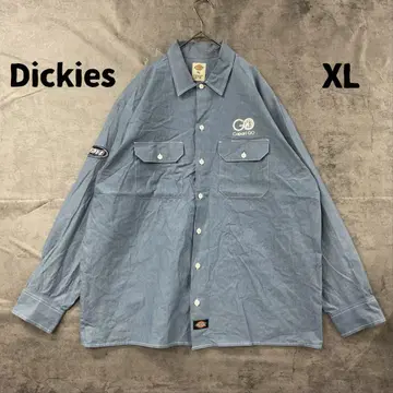 디키즈 샴브레이 워크 셔츠 자수 로고 XL [ 6756 ]