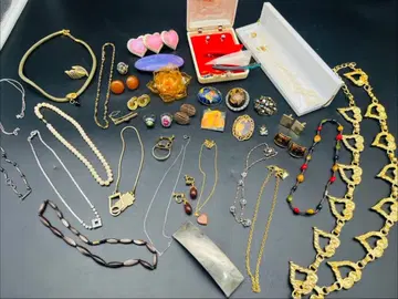 목걸이 귀찌 반지 브로치 일괄 세트