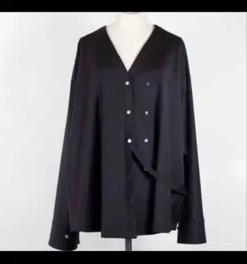 deres 데레스 시크릿 하트 셔츠 자켓 블랙