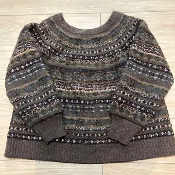 niko and - 니코앤드 페어아일 패턴 니트 풀오버 니트