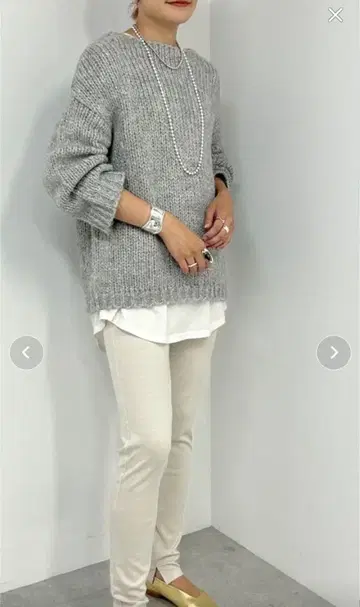 SHENERY(시너리) 오버 튜닉 니트 풀오버