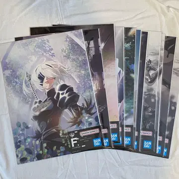 미개봉 새상품 NieR 제일복권 F상 클리어 포스터 세미 컴프