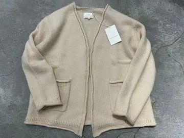 베이지 가디건 울 새상품