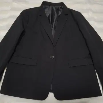 여성용 XL 지유 gu 워셔블 테일러드 자켓 블랙