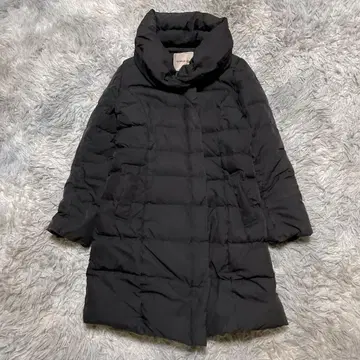 [ 아푸와이저 리셰 ] 리본 달린 다운 코트 페더 미 실루엣 JC680