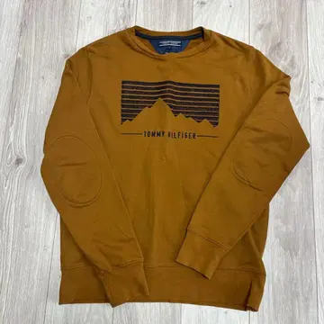 TOMMY HILFIGER 브라운 얇은 소재 트레이닝복 L 사이즈