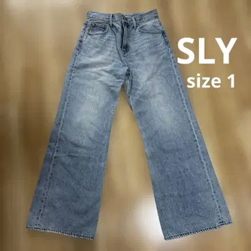 SLY JEANS 와이드 레그 데님 160/60A