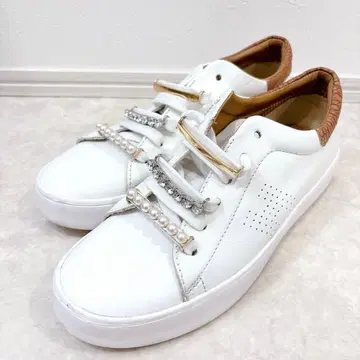 호킨스 스포츠 스니커즈 화이트 펄 비쥬 23cm 가벼운