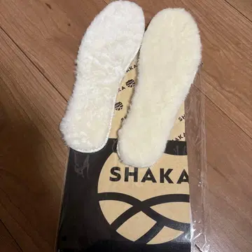 미사용 새상품 SHAKA (샤카) 양모 인솔 24cm