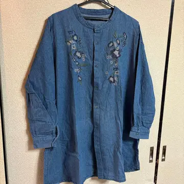 드럭스토어 drug store's 데님 튜닉