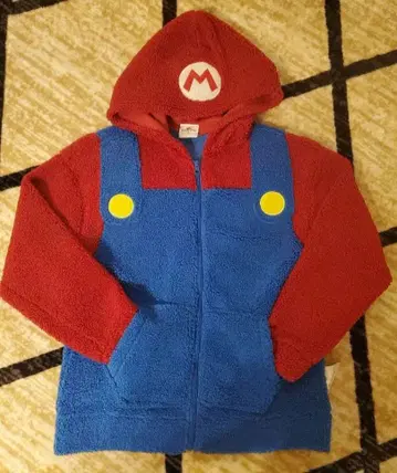 USJ 마리오 후드 부착 보아 후드티 S 사이즈
