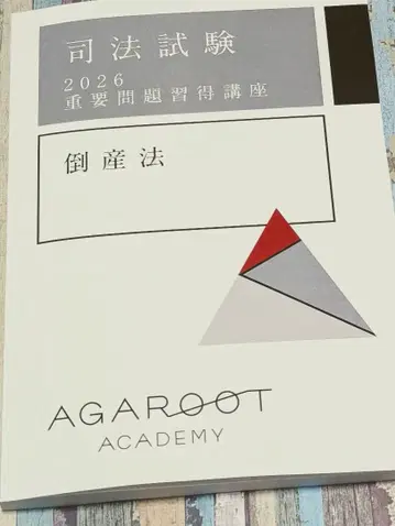 2026 아가루트 도산법 중요 문제 습득 강좌 사법시험 예비시험