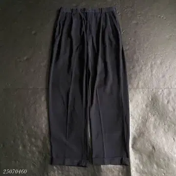 US 구제 의류 90's ALFANI 와이드 슬랙스 투 턱 다크 네이비