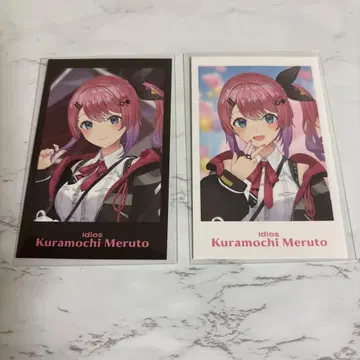 쿠라모치 메루토 니지산지 Idios 1st LIVE 랜덤 폴라로이드 레어