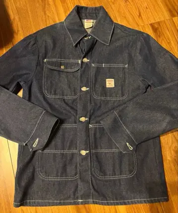 [ 새상품급 중고품 ] POINTER 리지드 데님 커버올 자켓 S 사이즈