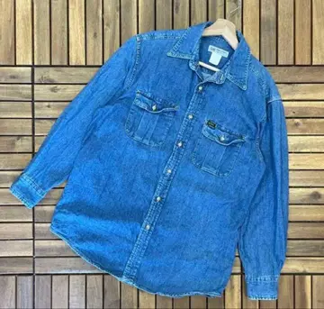 80s LEE 리 데님 긴팔 셔츠