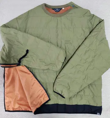 올리브 그린 퀼팅 자켓