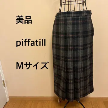 [ 새상품급 ] piffatill/여성용/겨울 스커트/그레이/브라운/체크