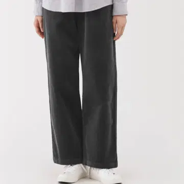 무인양품 스트레치 코듀로이 이지 스트레이트 팬츠