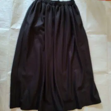 KAGU 짙은 갈색 울 롱 스커트 M 사이즈