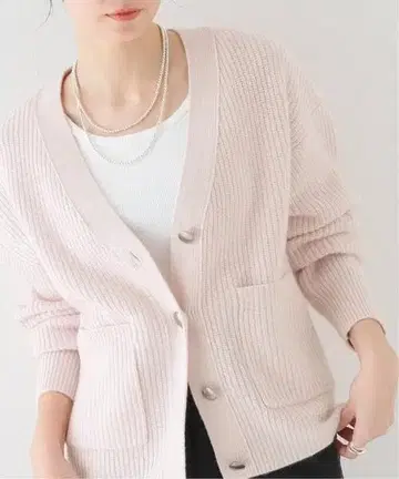 Plage 플라주 정가 2.5만 캐시미어 울 니트 가디건 핑크