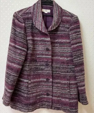 스트라이프 자켓 마리무라 퍼플 계열