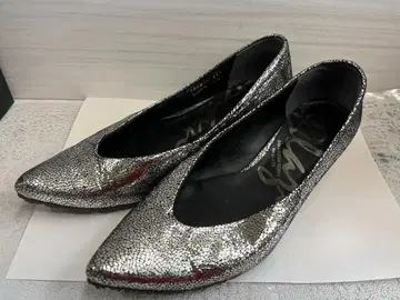 BLAZE 블레이즈 사카구치코시 23cm 플랫 펌프스 실버