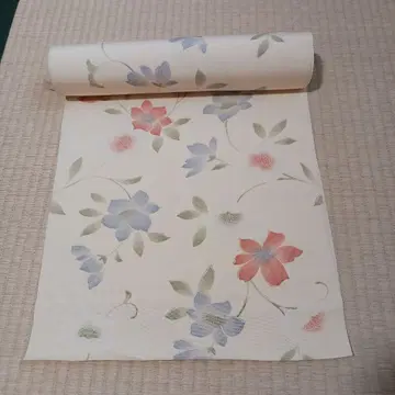 #52 [ 묶음 환영 ] 순수 실크 옷감 꽃무늬 미사용품