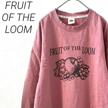 FRUIT OF THE LOOM 맨투맨 트레이닝복 슬릿 루즈핏