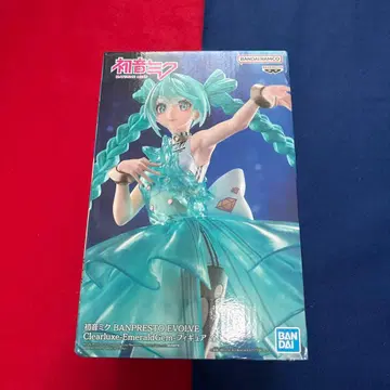 하츠네 미쿠 BANPRESTO EVOLVE 클리어 럭스 에메랄드 젬