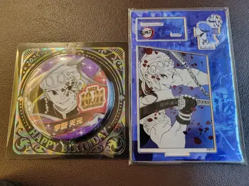 귀멸의 칼날 벌스데이 캔뱃지 우즈이 텐겐 명장면 아크릴 피규어