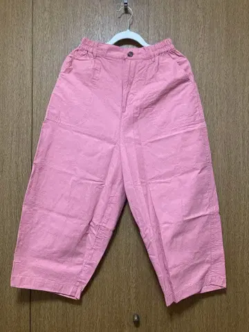 점장이 만든 [기분 좋은 핑크]의 9부 길이 팬츠