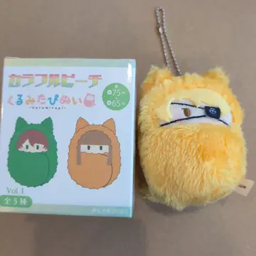 컬러풀 피치 타츠운 쿠루미타피누이 봉제 인형 키링 마스코트