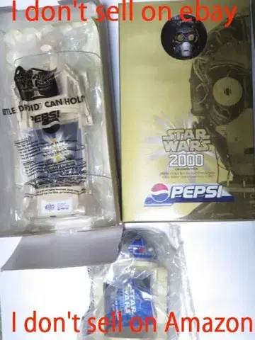 스타 워즈 3체 세트 5000 캔 홀더 사운드 병뚜껑 펩시