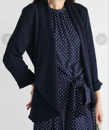 [ 미사용 새상품 ] Vin 숄카라 자켓 다크 네이비 정가 22,000엔