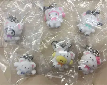 산리오 메지루시 액세서리 포근포근 스노우 컴플리트 세트