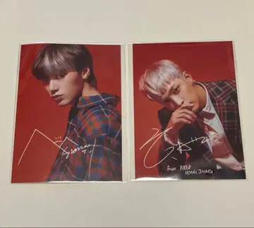 ateez 홍중 산 랜덤 포토 사인
