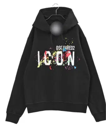 DSQUARED2 ICON 후드티 XL 블랙 새상품급