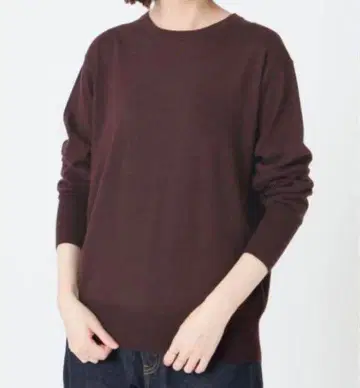 ALBA 크루넥 니트 풀오버