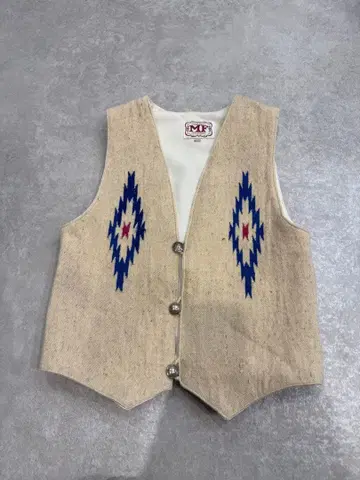 MF 치마요 패턴 베스트 베이지 M 사이즈