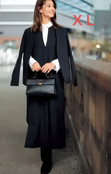 [스트레치/세탁 가능] BEAUTY MOVE 키넥 재킷 원피스 네이비