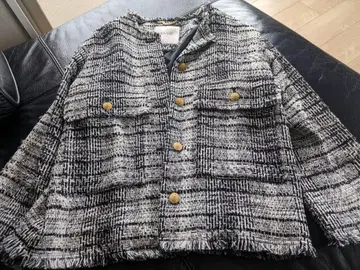 JOURNAL STANDARD LESSAGE 자켓 블랙 화이트