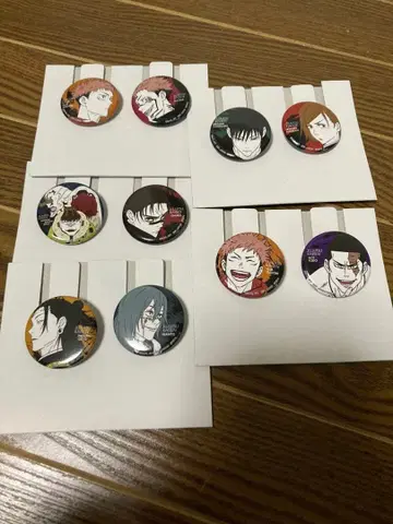 제일복권 주술회전 L상 캔뱃지 묶음 판매