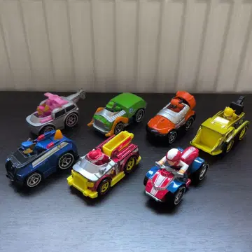 패트롤 미니카 7대 세트