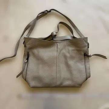 천연 가죽 숄더백 포켓 다수 A4 수납 가능 대용량