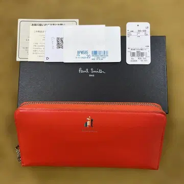 Paul Smith 장지갑 토끼 코랄 마케트리 빨간색 폴스미스