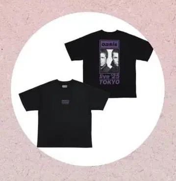 oasis 티셔츠 M 사이즈 Tokyo 2025 1026 도쿄 오아시스