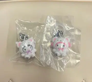 산리오 메지루시 액세서리 포근포근 스노우 마이멜로디 쿠로미 세트